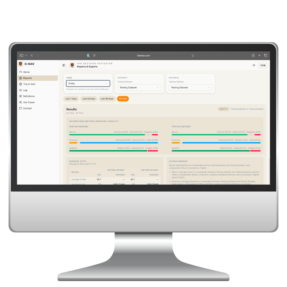D-NAV Entity Compare